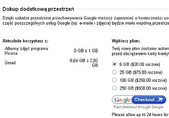 Gmail dopłać