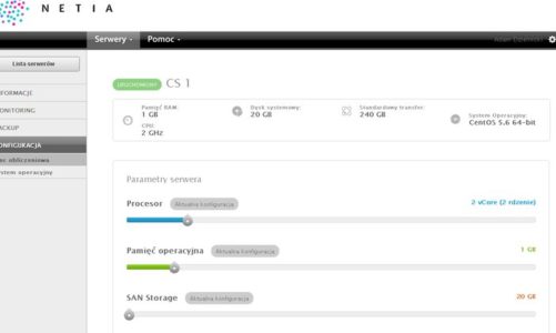 Cloud Server: skalowalna infrastruktura IT od Netii