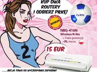 Graj z ZyXELem w jednej drużynie – nowa promocja dla resellerów nowe produkty, usługi, technologie - ZyXEL, producent rozwiązań sieciowych, organizuje nową piłkarską promocję na routery dla użytkowników domowych. Każdy, kto nabędzie dwa routery NBG-416N, otrzyma w prezencie piłkę futbolową. Promocja obowiązuje u wszystkich dystrybutorów producenta do wyczerpania zapasów.