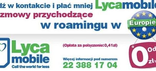Tani roaming w Lycamobile