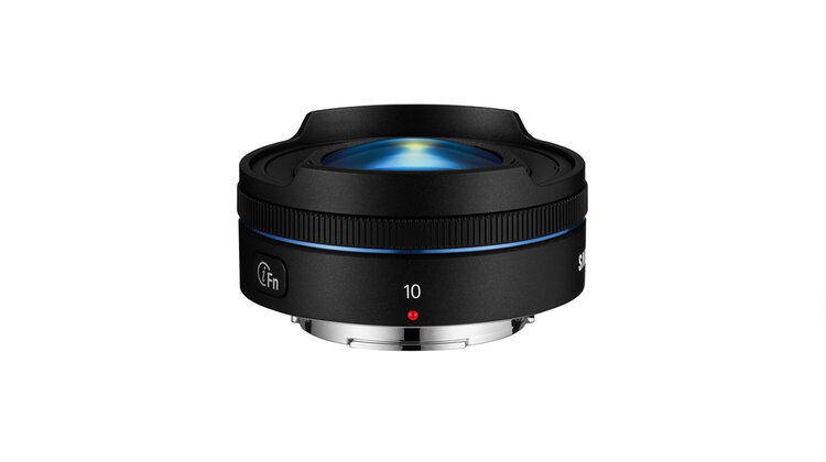 750-420-21 Ultraszerokokątny Samsung 10 mm F3,5 – najcieńszy i najmniejszy obiektyw typu „rybie oko” dla systemu NX
