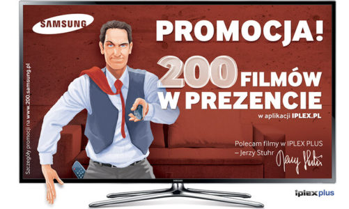 200 filmów w prezencie – akcja promocyjna Samsung i iplex.pl