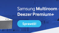 Sześć miesięcy darmowego dostępu do Deezer Premium+ wraz z Samsung Multiroom technologie, technologie - Samsung Multiroom to nowy system audio, który pozwala cieszyć się muzyką w całym domu – wystarczy postawić głośnik i sterować nim za pomocą urządzenia mobilnego. Teraz, wraz z zakupem urządzenia, fani muzyki otrzymają dostęp przez sześć miesięcy do ponad 30 milionów utworów muzycznych w doskonałej jakości w serwisie Deezer.