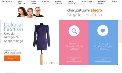 Dekoral Fashion i fundacja „Mimo wszystko”. Weź udział w aukcji Allegro i wesprzyj fundację Anny Dymnej „Mimo wszystko