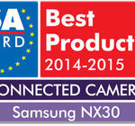 190-140-30 Samsung NX30 i GALAXY K zoom nagrodzone przez Europejskie Stowarzyszenie Technik Audiowizualnych (EISA)