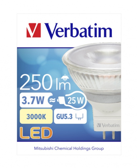 Żarówki LED z reflektorem dichroicznym od Verbatim BIZNES, IT i technologie - Verbatim zaprezentował żarówki LED z reflektorem dichroicznym jako opłacalne zamienniki dla dichroicznych lamp halogenowych.