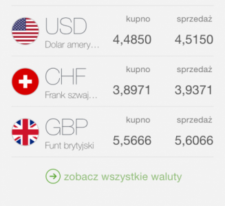 InternetowyKantor.pl z aplikacją walutową