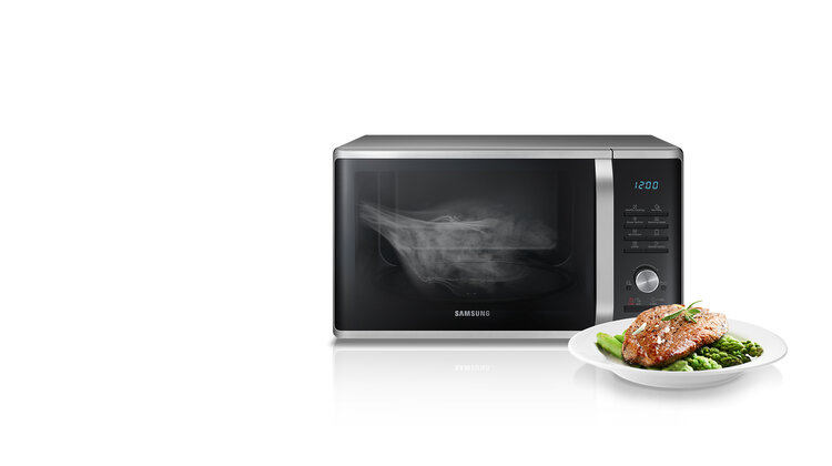 Gotowanie na parze – przełom w kategorii mikrofalówek Samsung nowe produkty, usługi, technologie - Według ekspertów kulinarnych gotowanie na parze pozwala przyrządzić zdrowszą żywność, która zachowuje wszystkie swoje składniki odżywcze, a także swój piękny, naturalny kolor oraz konsystencję i smak. Można więc śmiało spodziewać się smaczniejszych potraw przygotowywanych w tak niezwykle prosty sposób, tym razem przy użyciu dotychczas niedocenianych kuchenek mikrofalowych.