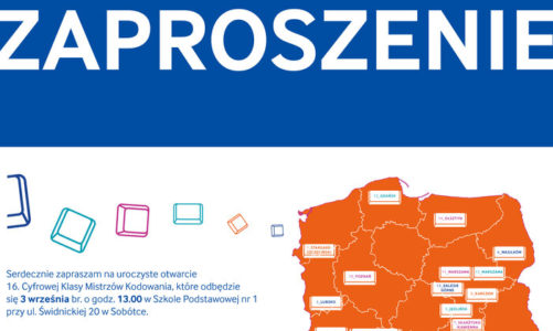 Wielkie otwarcie „Cyfrowej Klasy” Mistrzów Kodowania w Sobótce