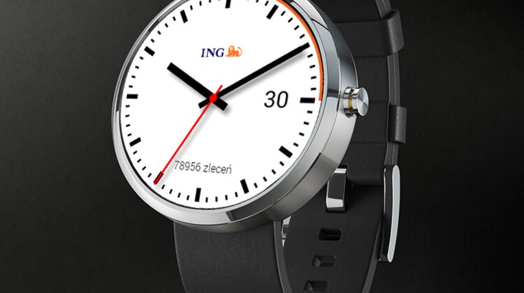 Aplikacja ING Business na zegarki z Android Wear nowe produkty, usługi, technologie - ING Bank Śląski udostępnił aplikację dla firm na zegarki z systemem operacyjnym Android Wear. To pierwsza aplikacja bankowa na świecie zaprojektowana w formie tarczy zegarka.