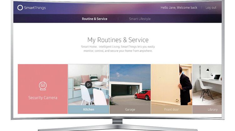 Telewizory Samsung Smart TV 2016 z technologią Internetu Rzeczy nowe produkty, usługi, internet - Samsung Electronics poinformował, że cała linia telewizorów Smart TV z serii 2016 zostanie przygotowana do obsługi technologii Internetu Rzeczy (IoT) i połączona ze SmartThings – otwartą platformą, która pozwala użytkownikom na podłączanie inteligentnych urządzeń i usług IoT oraz zarządzanie i sterowanie nimi. Zapewni to
