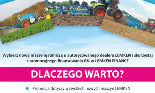 Maszyny rolnicze LEMKEN i finansowanie EFL w jednym miejscu