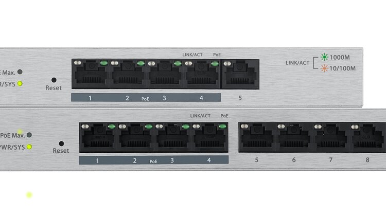Najnowsza seria 5 i 8 portowych przełączników ZyXEL GS1200 upraszcza proces instalacji w małych biurach