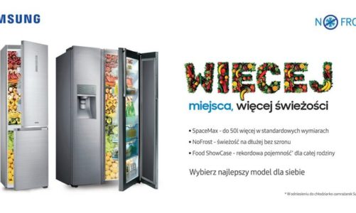 „Więcej miejsca, więcej świeżości” w nowej kampanii lodówek Samsung