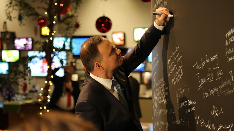 Prezydent Andrzej Duda z wizytą w siedzibie Ericsson w Sztokholmie