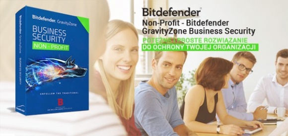 Nowy pakiet Bitdefender na oprogramowanie antywirusowe dla organizacji pozarządo BIZNES, IT i technologie - Na rynku pojawił się nowy pakiet przedstawiciela marki Bitdefender w Polsce: Non-Profit - Bitdefender GravityZone Business Security.
