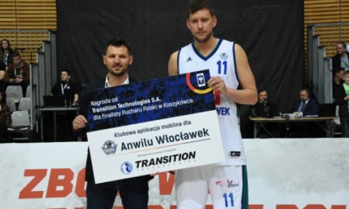 Finalista Pucharu Polski w koszykówce – Anwil Włocławek z aplikacją dla fanów