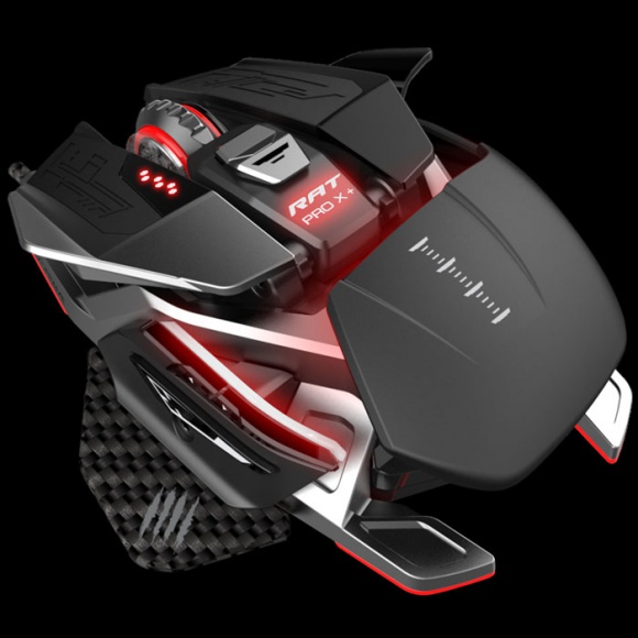 Kosmiczna technologia na wyciągniecie dłoni - Mad Catz RAT Pro X+ LIFESTYLE, IT i technologie - Firma Mad Catz ogłasza wprowadzenie do oferty nowej, flagowej myszki RAT Pro X+. Producent zapewnia, że ta futurystyczna konstrukcja została wykonana z dbałością o wszelkie detale, zapewniając użytkownikowi pełną dowolność konfiguracji.
