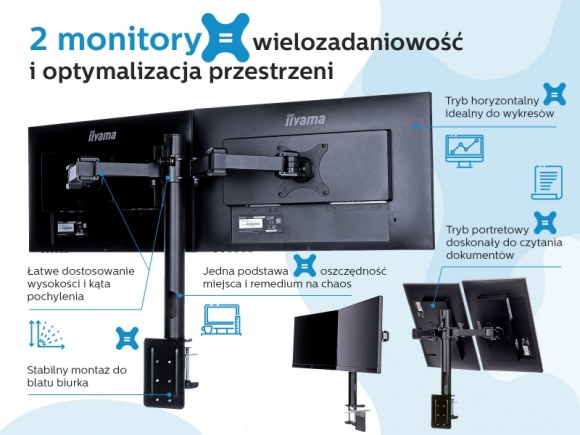 Pracuj wygodnie i optymalnie wykorzystaj przestrzeń na biurku BIZNES, IT i technologie - Praca przy komputerze bywa męcząca, a to zmniejsza naszą wydajność. Chcąc utrzymać efektywność na dobrym poziomie warto wdrożyć w życie kilka rad oraz skorzystać z kilku akcesoriów, które sprawiają, że praca staje się bardziej komfortowa, a jej efekty - bardziej wartościowe.