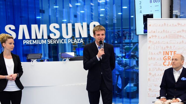 Serwis Samsung wyróżniony certyfikatem „Obiekt bez barier” wydarzenia, budownictwo, nieruchomości - Samsung Premium Service Plaza