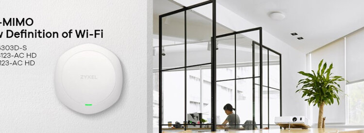 Zyxel odpowiada na wyzwania standardu 11ac Wave 2 internet, technologie - NWA1123-AC HD, NWA5123-AC HD i WAC6303D-S to trzy nowe bezprzewodowe punkty dostępowe marki Zyxel, które pozwalają na wykorzystanie w pełni potencjału sieci bezprzewodowej Wave 2. Urządzenia Zyxel Communication są odpowiedzią na wyzwania stawiane przed współczesnymi sieciami Wi-Fi 802.11ac Wave 2 związanymi z migracją ze standardu 802.11n do 802.11ac Wave 1.