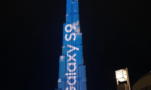 Samsung zaprezentował spektakularny pokaz świetlny na Burj Khalifa