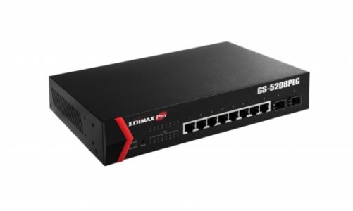 Nowość Edimax – 8-portowy, gigabitowy switch PoE+ GS-5208PLG