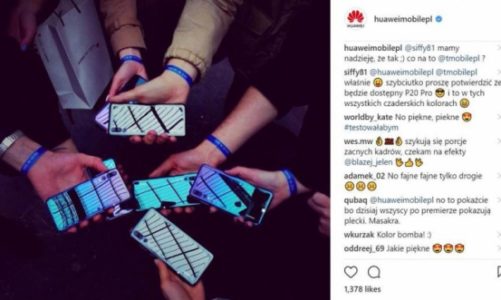 Huawei podbija polski Instagram