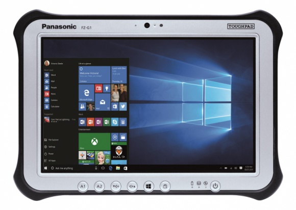 Panasonic z nową wersją pancernego tabletu Toughpad FZ-G1 BIZNES, IT i technologie - Firma Panasonic zaprezentowała kolejną odsłonę swojego najpopularniejszego tabletu klasy fully rugged, Toughpada FZ-G1.