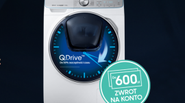 Zakup, który się zwraca – kup pralkę Samsung QuickDrive™ i otrzymaj nawet do 600 LIFESTYLE, IT i technologie - Dla wszystkich tych, którzy jeszcze nie zrobili prania po wakacjach, jak i dla tych, dla których pranie to wręcz rytuał, Samsung przygotował wyjątkowy prezent.