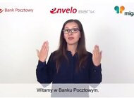 Tłumacz języka migowego online dostępny w Banku Pocztowym nowe produkty, usługi, internet - Bank Pocztowy przyjazny Głuchym. Niesłyszący i słabosłyszący