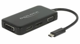 Delock: adapter o czterech różnych wyjściach wideo