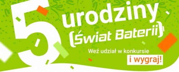 Wymyśl swój gadżet marzeń i zgarnij iPhone'a XR! LIFESTYLE, IT i technologie - Świat Baterii świętuje 5 urodziny! Z tej okazji ten największy polski sklep z bateriami i ładowarkami przygotował konkurs z wyjątkowymi nagrodami. Wśród nich znalazł się m.in. najnowszy iPhone XR.