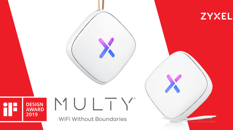 Zyxel Multy U zdobywa nagrodę iF DESIGN AWARD 2019