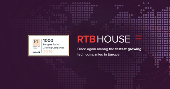 RTB House kolejny raz wśród najszybciej rozwijających się firm technologicznych BIZNES, IT i technologie - 