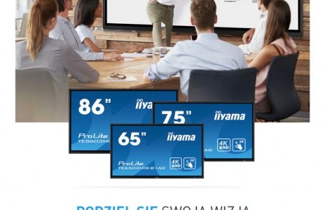 Podziel się swoją wizją dzięki nowym dotykowym ekranom wielkoformatowym iiyama
