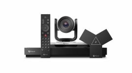 Poly G7500 — kompleksowe rozwiązanie do sal konferencyjnych, łączące obsługę au BIZNES, IT i technologie - G7500 oferuje rozdzielczość 4K i bezprzewodowe udostępnianie treści z dowolnego urządzenia. Rozwiązanie zostanie zaprezentowane na targach InfoComm 2019 w Orlando w stanie Floryda.