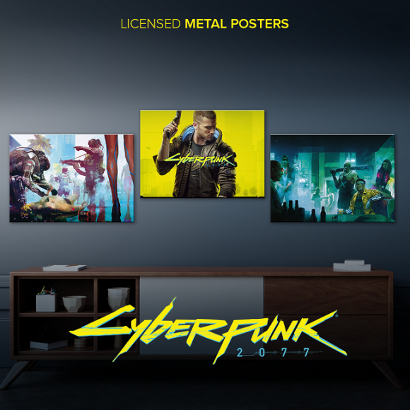 Cyberpunk 2077 pojawi się na… metalowych plakatach LIFESTYLE, IT i technologie - Cyberpunk 2077 pojawi się na… metalowych plakatach