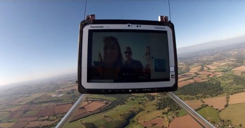 TOUGHBOOK przetrwał upadek ze stratosfery