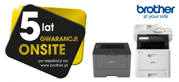 Brother bezpłatnie przedłuża gwarancję na wybrane urządzenia do 5 lat