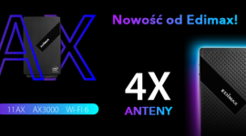 Nowy router od Edimax! BIZNES, IT i technologie - Czy to, że nowy router BR-6473AX ma 40% większą przepustowość Cię przekonuje? A może to, że jest 2,5x szybszy niż router w technologii 11AC?
