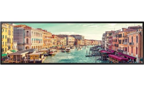 SH37R – nowy wyświetlacz typu stretch o proporcjach 16:4.5 i funkcją pivot