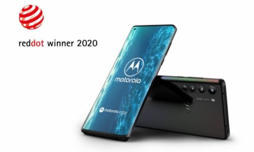 Rodzina smartfonów motorola edge zdobywa nagrodę Red Dot za znakomity design