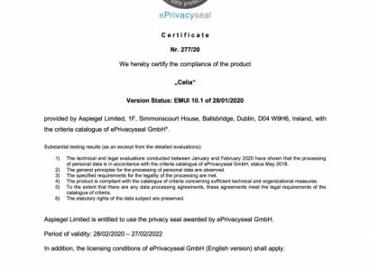 Huawei pierwszym na świecie producentem smartfonów z certyfikatem BSI