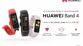 Opaska sportowa Huawei Band 4 w nowej cenie i z nową aktualizacją LIFESTYLE, IT i technologie - Huawei Band 4, inteligentna opaska sportowa z wbudowanym USB ułatwiającym ładowanie urządzenia, dostępna jest teraz w nowej rekomendowanej cenie detalicznej – 129 zł. .