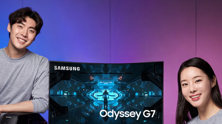 Samsung wprowadza zaawansowany monitor gamingowy – Odyssey G7 nowe produkty, usługi, technologie - Samsung Electronics, lider na rynku monitorów dla graczy*, ogłosił dziś światową premierę monitora Odyssey G7. Zaprezentowana na targach CES 2020 w Las Vegas seria Odyssey, to nowe podejście firmy do monitorów gamingowych. Ekrany oferują najbardziej zakrzywione wyświetlacze 1000R w połączeniu z zaawansowanymi funkcjami podnoszącymi wrażenia z rozgrywki.