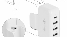Zasilacz od MacBooka jako funkcjonalna ładowarka dla wielu urządzeń? To możliwe BIZNES, IT i technologie - Od 2016 roku MacBooki dostarczane są z zasilaczami, z nowoczesnym gniazdem USB-C. Niestety, jest ono tylko jedno. Dla tych, którzy chcieliby w pełni wykorzystać jego potencjał firma Delock proponuje adapter 64079.