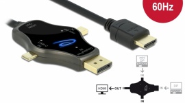 Trzy w jednym – Delock prezentuje kabel HDMI 4K z końcówkami USB-C, mini-Display