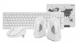 Natec Tetra - pakiet startowy dla (domowego) biura BIZNES, IT i technologie - Kiedyś luksus, dziś element tzw. “nowej” normalności. Kolejne firmy, nie tylko IT, pozwalają na pracę zdalną. Osobom, które organizują swój home office, firma Natec postanowiła ułatwić to zadanie wprowadzając gotowy zestaw peryferiów o nazwie Tetra.