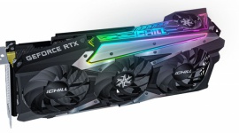 Inno3D GeForce RTX 3070 iChill X4 - “średniak” w topowym wydaniu BIZNES, IT i technologie - Karta graficzna Inno3D GeForce RTX 3070 iChill X4 ma szansę zamieszać na rynku. W przedziale cenowym uznawanym za średnią półkę mamy otrzymać wydajność na poziomie niedawnych flagowców. Firma Inno3D zadbała więc, by układ RTX 3070 trafił na półki w królewskim wydaniu.